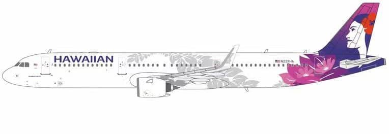 NG Models 1:400 Hawaiian Airlines Airbus A321neo "Ulu" N228HA (NG13140)