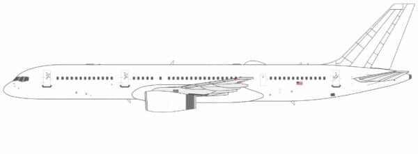 NG Models 1:200 United States Air Force (USAF) Boeing C-32B (B757-200) 02-4452 (NG42045)