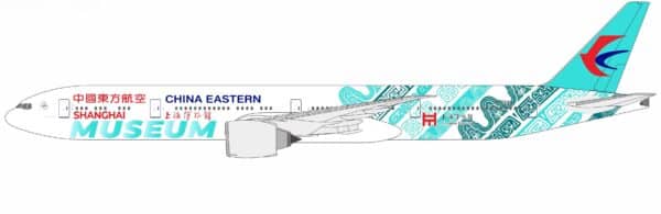 NG Models Lite 1:400 China Eastern Airlines Boeing B777-300(ER) "Shanghai Museum" B-7349 (NGCES100)