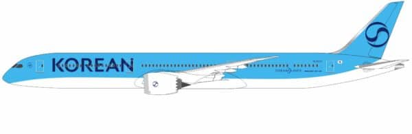 NG Models Lite 1:400 Korean Air Boeing B787-10 Dreamliner HL8515 (NGKAL096)