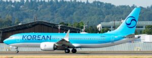 JC Wings 1:400 Korean Air Boeing B737 MAX 8 HL8567 (SA4108)