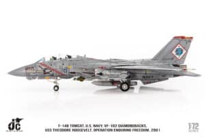 JC Wings Military 1:72 United States Navy (USN) Grumman F-14B Tomcat, VF-102 "Diamondbacks" 163225 (JCW-72-F14-024)