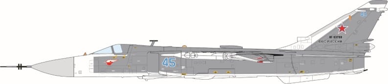 JC Wings Military 1:72 Russian Air Force Sukhoi Su-24MR Fencer-E "Blue 45" RF-93799 (JCW-72-SU24-005)