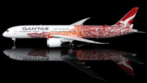 SQ Wings 1:200 Qantas Airways Boeing B787-9 Dreamliner "Yam Dreaming" VH-ZND (L2129)