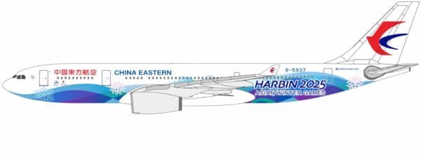 NG Models Lite 1:400 China Eastern Airlines Airbus A330-200 “Harbin 2025 Asian Winter Games” B-5937 (NGCES041)