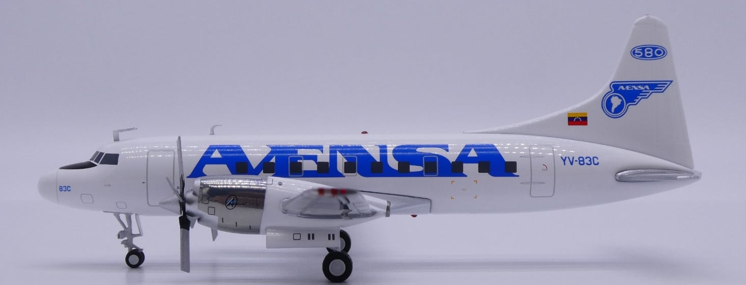 JC Wings 1:200 AVENSA - Aerovias Venezolanas Convair CV-580 YV-83C (XX20550)