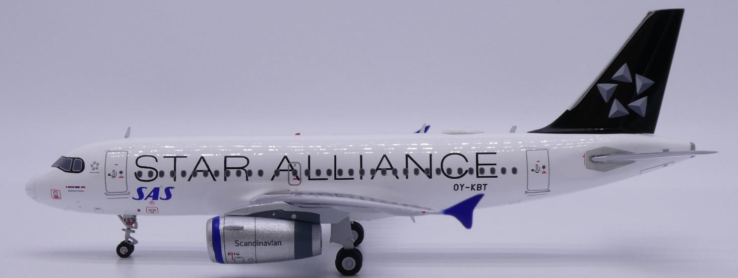 JC Wings 1:200 SAS Scandinavian Airlines Airbus A319-100 "Star Alliance" OY-KBT (XX20608)
