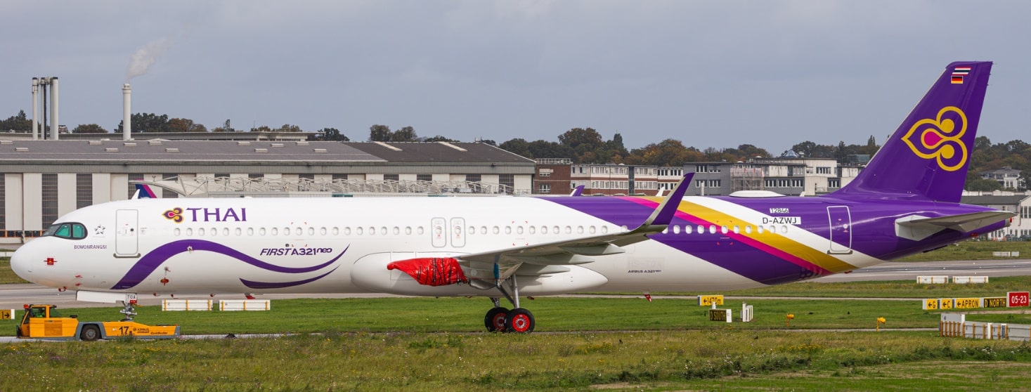 JC Wings 1:400 Thai Airways Airbus A321neo "First A321neo" HS-TOA (XX40827)
