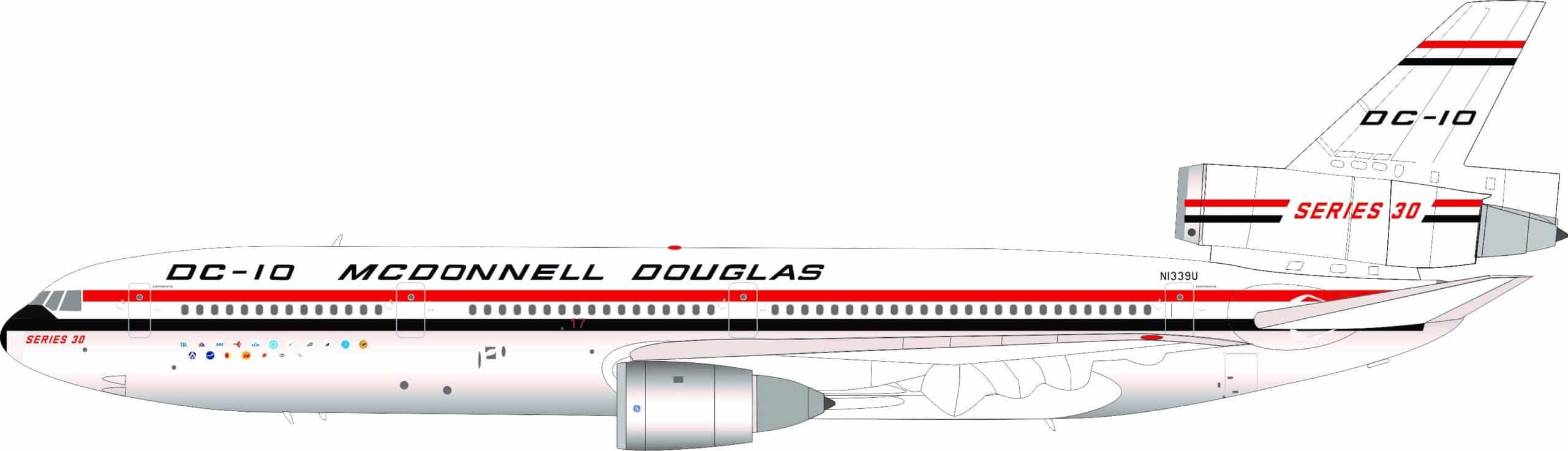 InFlight 200 1:200 McDonnell Douglas McDonnell Douglas DC-10-30 "House Colours" N1339U (IF103339UP)