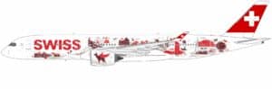 NG Models 1:400 Swiss Airbus A350-900 XWB "Wanderlust" HB-IFA (NG39114)