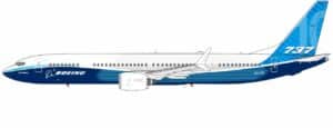 NG Models 1:400 Boeing Aircraft Company Boeing B737 MAX 10 "House Colours" N27751 (NG90004)