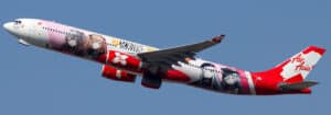 Aviation 400 1:400 AirAsia X Airbus A330-300 "Girls' Frontline" 9M-XXB (WB4053)