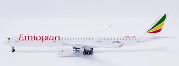 JC Wings 1:400 Ethiopian Airlines Airbus A350-1000 XWB "Flaps Down" ET-BAX (XX40285A)