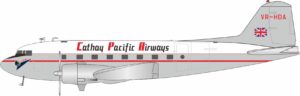 J-Fox Models 1:200 Cathay Pacific Douglas DC-3 "Niki" VR-HDA (JF-DC-3-001)