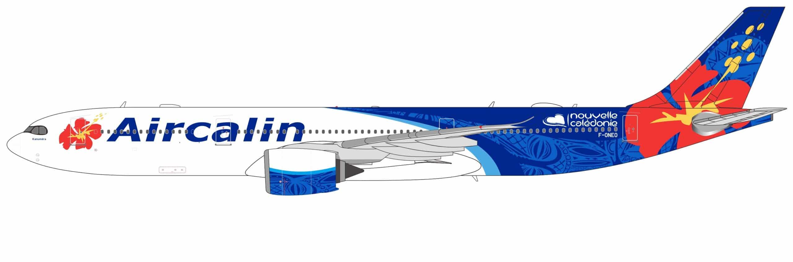 NG Models 1:400 Aircalin - Air Caledonie International Airbus A330-900neo "Kanumera" F-ONEO (NG68009)