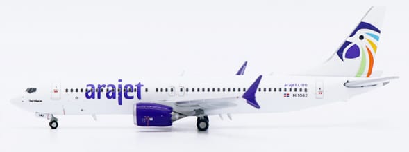 JC Wings 1:400 Arajet Boeing B737 MAX 8 "Ojos Indígenas" HI1082 (XX40286)