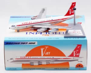 InFlight 200 1:200 Qantas Airways Boeing B707-100 "City of Launceston" VH-EBM (IF701QF1125P)