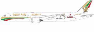 NG Models 1:400 Gulf Air Boeing B787-9 Dreamliner "1976 Retro - 75th Anniversary" A9C-FG (NG55156)