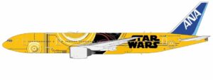 NG Models Ultimate 1:400 ANA All Nippon Airways Boeing B777-200(ER) "C-3PO" JA743A (NG72068)