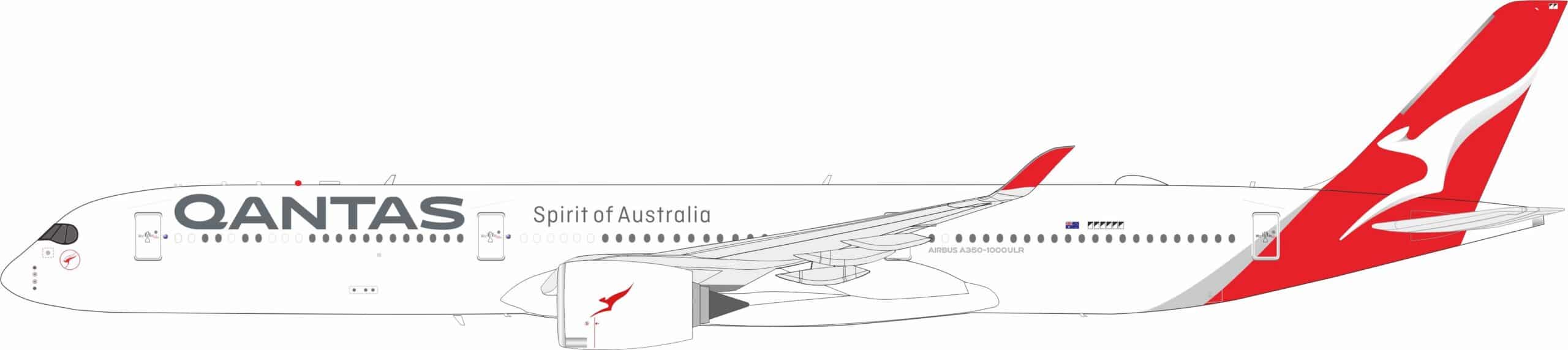 InFlight 200 1:200 Qantas Airways Airbus A350-1000 XWB (IF35XQF0426)