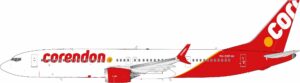 InFlight 200 1:200 Corendon Dutch Airlines Boeing B737 MAX 9 PH-CDP (IF739MCD1125)