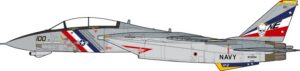 JC Wings Military 1:72 United States Navy (USN) Grumman F-14D Tomcat VF-2 "Bounty Hunters" 163894 (JCW-72-F14-018)