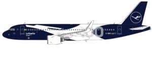 NG Models 1:400 Lufthansa Airbus A320neo "100th Anniversary" D-AING (NG15072)