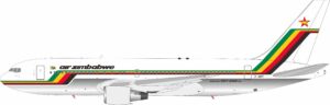 InFlight 200 1:200 Air Zimbabwe Boeing B767-200(ER) "Chimanimani" Z-WPF (IF762UM0526P)
