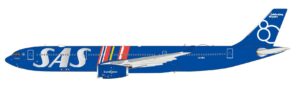 JC Wings 1:400 SAS Scandinavian Airlines Airbus A330-300 "80th Anniversary" LN-RKR (XX40882)