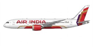 JC Wings 1:400 Air India Boeing B787-8 Dreamliner "Flaps Down" VT-ANT (XX40884A)