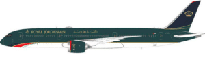Aviation 400 1:400 Royal Jordanian Boeing B787-9 Dreamliner JY-RBA (AV4438)