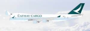 SQ Wings 1:200 Cathay Pacific Cargo Boeing B747-400(ER)F "Flaps Down" B-LID (L2138FD)