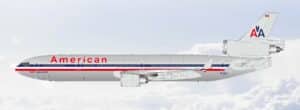 SQ Wings 1:200 American Airlines McDonnell Douglas MD-11 "Flaps Down" N1766A (L2227FD)