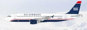 SQ Wings 1:200 US Airways Airbus A320-200 "Cactus 1549 - Flaps Down" N106US (L2236FD)