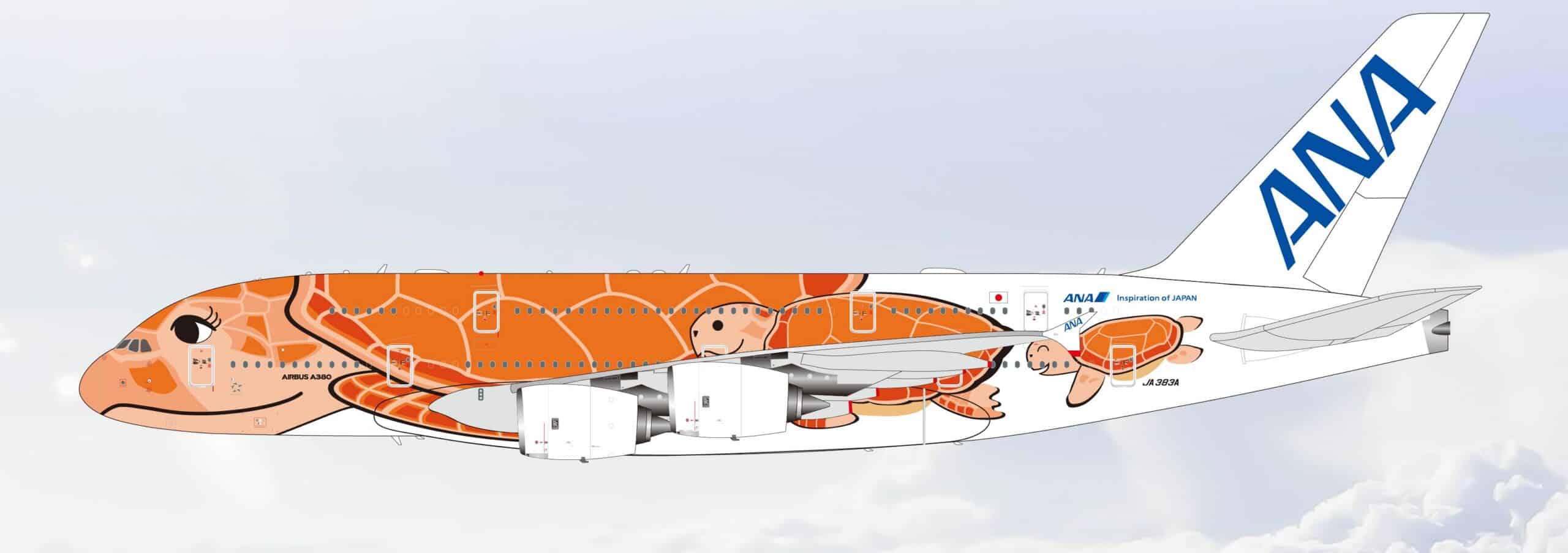 SQ Wings 1:200 ANA All Nippon Airways Airbus A380-800 