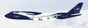 SQ Wings 1:200 Lufthansa Boeing B747-8i "100th Anniversary - Flaps Down" D-ABYN (L2355FD)