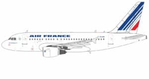 NG Models 1:400 Air France Airbus A318-100 F-GUGM (NG48026)