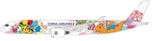 Aviation 400 1:400 China Airlines Airbus A350-900 XWB “Pikachu Jet CI #2” B-18916 (WB4074)