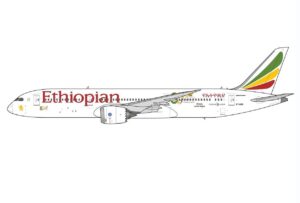 JC Wings 1:400 Ethiopian Airlines Boeing B787-9 Dreamliner "80th Anniversary - Flaps Down" ET-AXS (XX40807A)