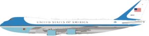 InFlight 200 1:200 United States Air Force (USAF) Boeing VC-25A (B747-200B) "SAM 28000" 82-8000 (IFVC25A1126P)