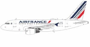 NG Models 1:400 Air France Airbus A318-100 F-GUGO (NG48023)