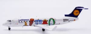 JC Wings 1:400 Lufthansa CityLine Bombardier CRJ-200LR "Little Europe" D-ACJH (XX40874)