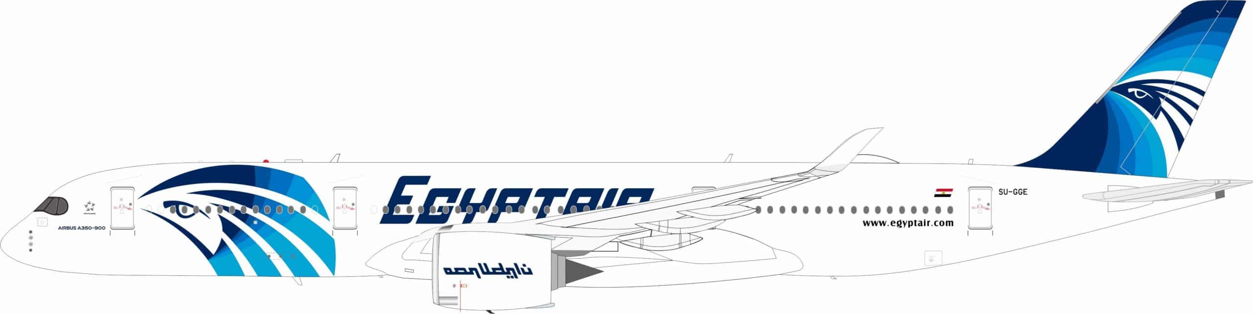 InFlight 200 1:200 Egyptair Airbus A350-900 XWB SU-GGE (IF350MS0926)