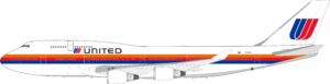 InFlight 200 1:200 United Airlines Boeing B747-400 N188UA (IF744UA0526)