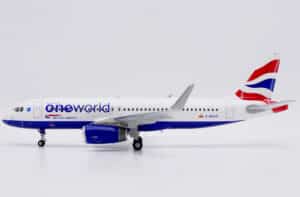 JC Wings 1:200 British Airways Airbus A320-200S "OneWorld" G-EUYS (SA2062)