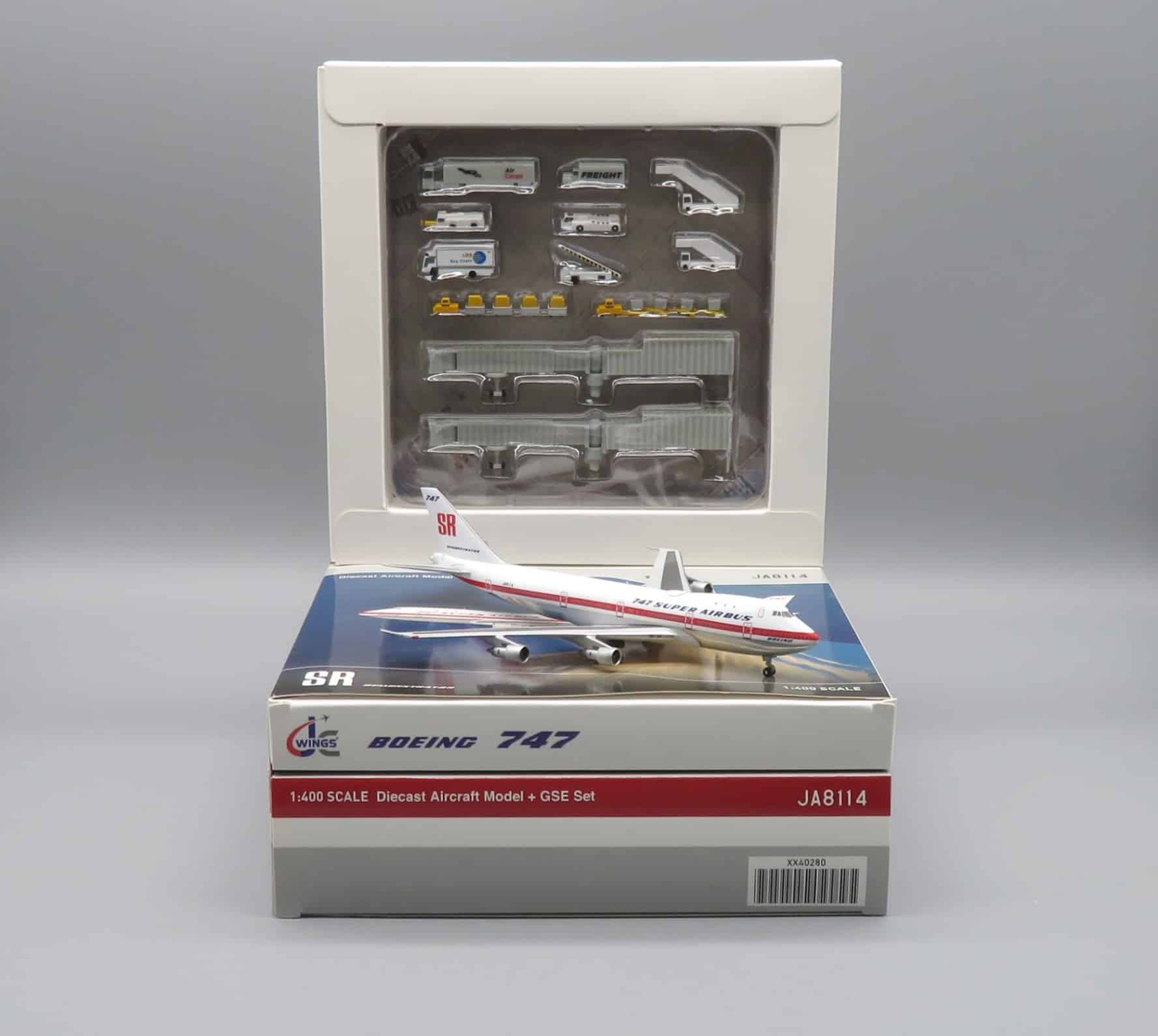 JC Wings 1:400 Boeing Aircraft Company Boeing B747-100 "747 Super Airbus" JA8114 (XX40280)