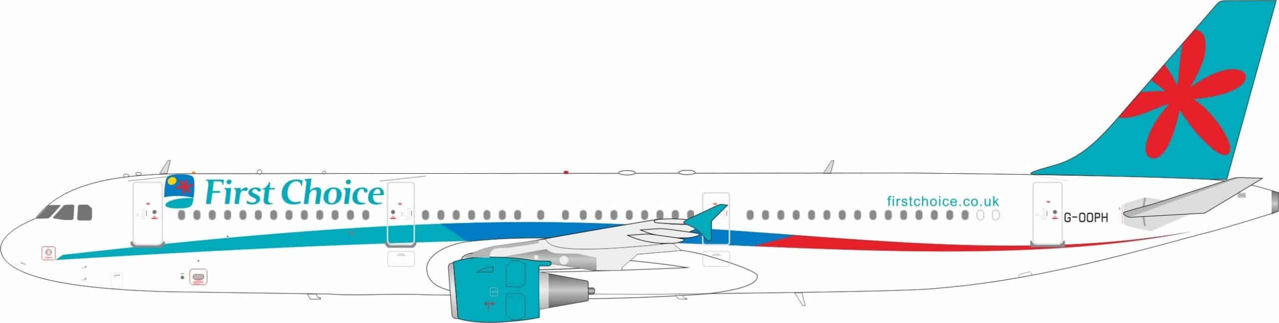 InFlight 200 1:200 First Choice Airways Airbus A321-200 G-OOPH (IF321DP0626)