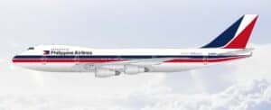 SQ Wings 1:200 Philippine Airlines Boeing B747-200B "Hooray for Hollywood - Flaps Down" N741PR (L2107FD)
