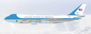 SQ Wings 1:200 United States Air Force (USAF) Boeing VC-25A (B747-200B) "Air Force One - Flaps Down" 82-8000 (L2285FD)
