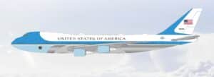 SQ Wings 1:200 United States Air Force (USAF) Boeing VC-25A (B747-200B) "Air Force One - Flaps Down" 92-9000 (L2286FD)